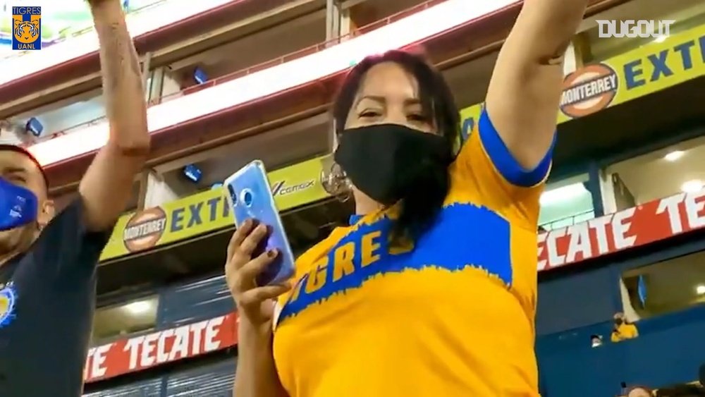 Tigres supporters were back for the loss to Club America. DUGOUT