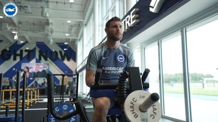 VIDEO: Pedro takes part in first Brighton training of pre-season