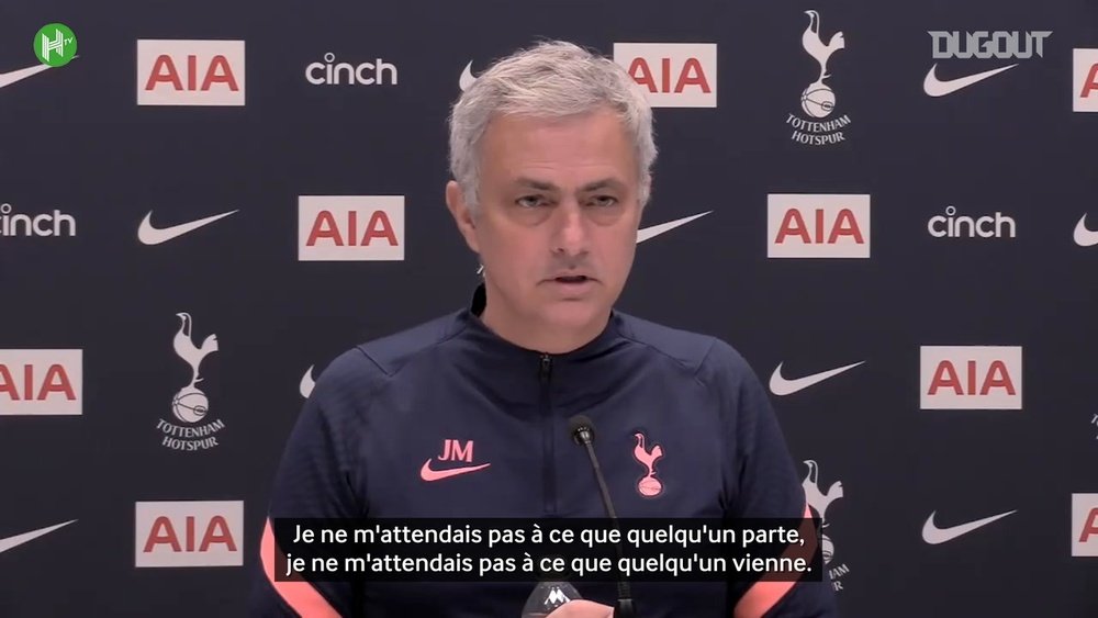VIDÉO : José Mourinho ne s'attend pas à un départ de Dele Alli. Dugout