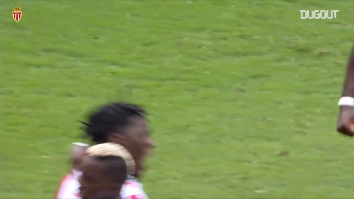 VIDEO: Axel Disasi's first goal for Monaco