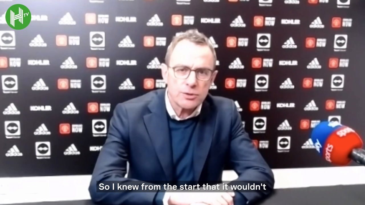 Ralf Rangnick reflected on Man Utd's loss to Wolves. DUGOUT