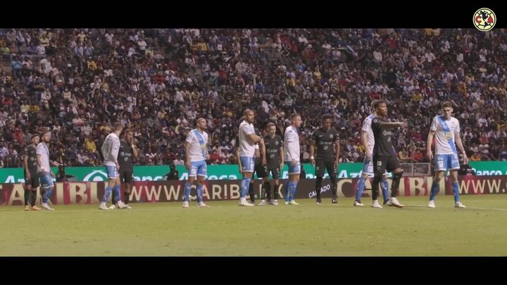 VÍDEO: Cáceres y su gol contra Puebla en la ida