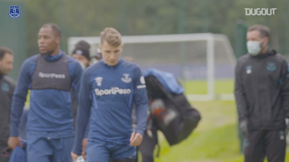 Everton continue preparations for the Merseyside derby on 21st June. DUGOUT