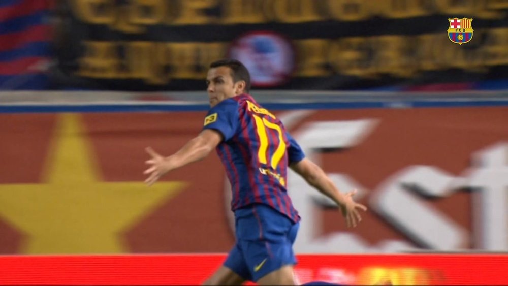 Pedro scored some brilliant goals v Athletic Bilbao. DUGOUT