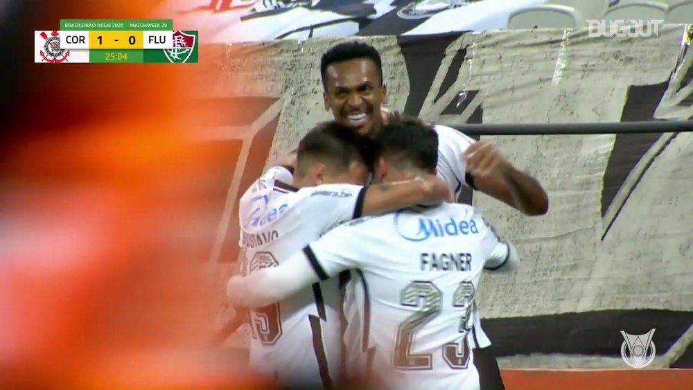 Corinthians thumped Fluminense 5-0 in the Brasileirao. DUGOUT