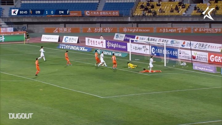 VIDEO: Takahiro Kunimoto’s first goal of the 2021 K League season