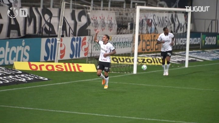 VÍDEO: Os gols do Corinthians na vitória sobre o Goiás