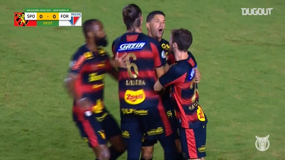 Sport Recife beat Fortaleza 1-0 in the Brasileirao. DUGOUT