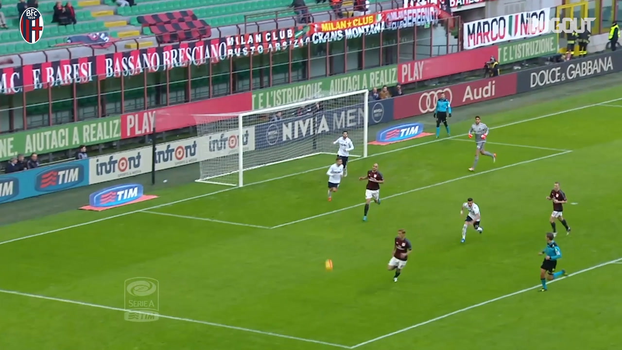 VIDEO: Emanuele Giaccherini gives Bologna win at AC Milan