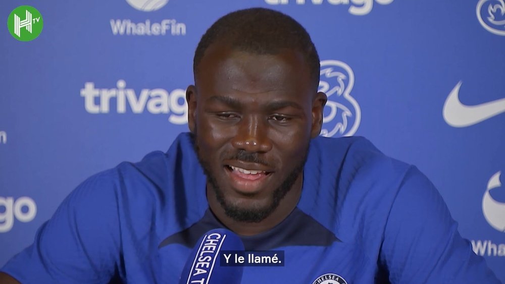 Koulibaly explicó su llamada a Terry. DUGOUT