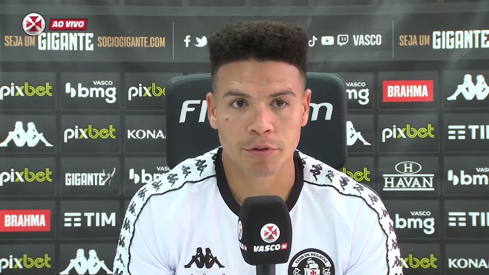 Marquinhos Gabriel fala da expectativa no Vasco para o confronto contra o Náutico. DUGOUT