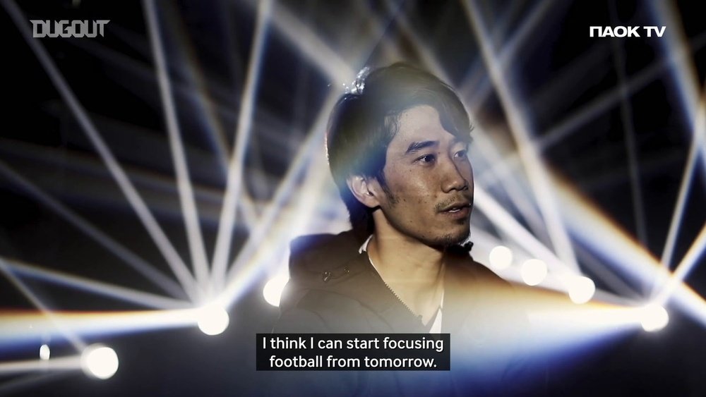 Shinji Kagawa's first PAOK interview. DUGOUT