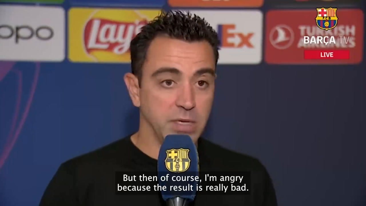 VIDEO: 'We deserved much more today' - Xavi