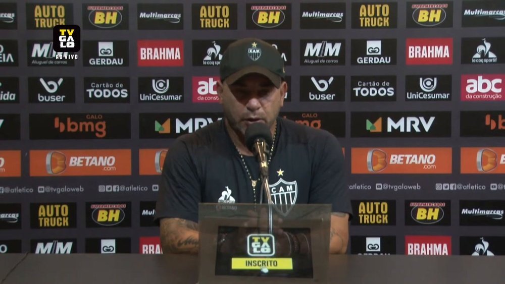 Treinador do Atlético-MG falou após vitória. DUGOUT