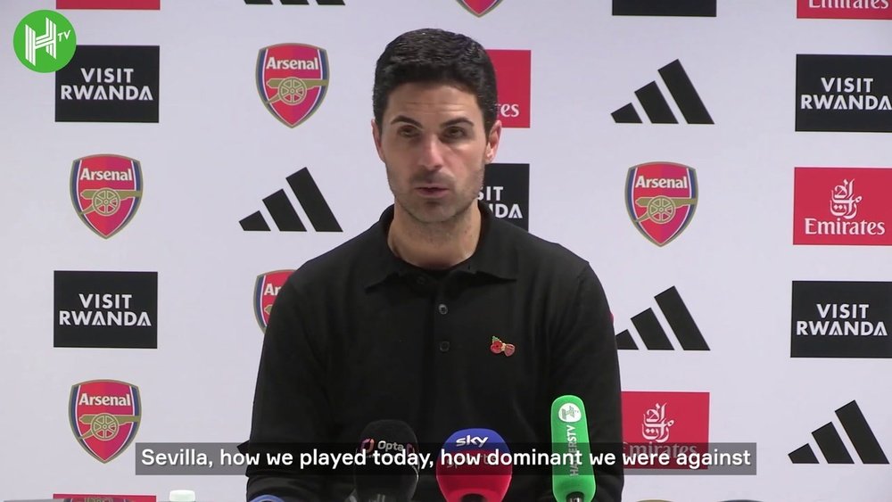 Mikel Arteta gave his opinion on Fabio Vieira's sending off. DUGOUT