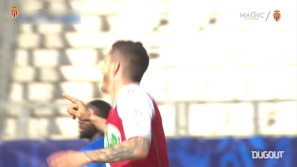 Jovetic scored the only goal as Monaco beat Grenoble. DUGOUT