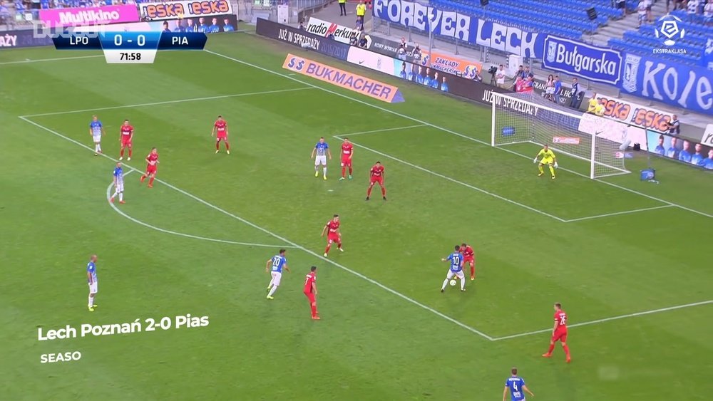 The best goals from Piast Gliwice v Lech Poznan. DUGOUT