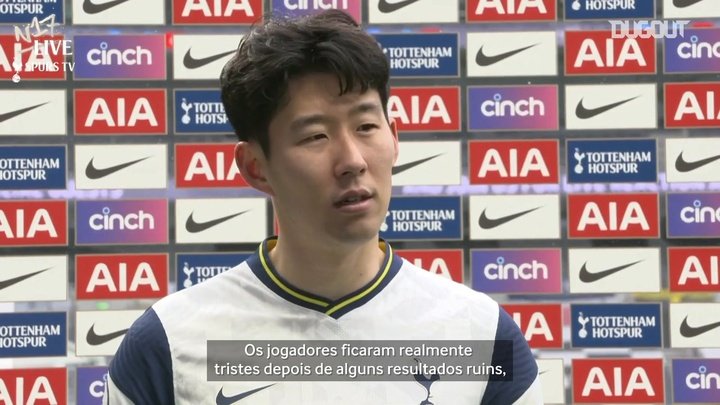 VÍDEO: Autor de gol, Son celebra reação do Tottenham na Premier League