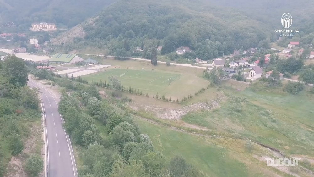 F Shkëndija pre season training camp in Mavrovo. DUGOUT