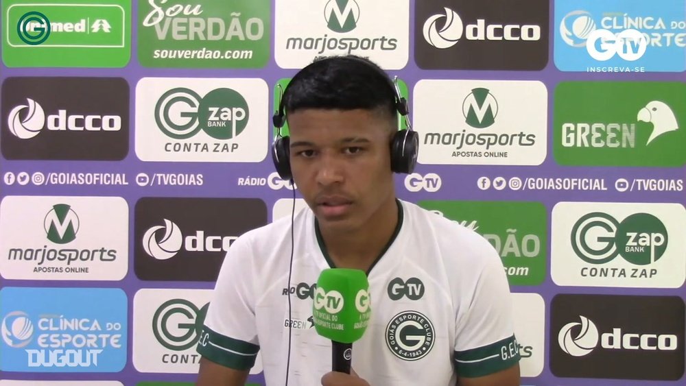 Vinícius Lopes fala sobre clima no Goiás após vitória sobre o Inter. DUGOUT