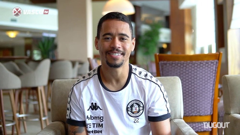 Yago Pikachu vive sua quinta temporada dentro do Vasco da Gama. DUGOUT