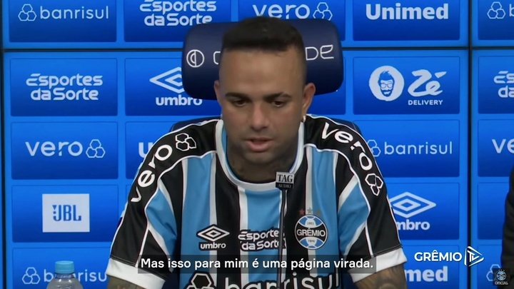 Apresentado, Luan fala em ‘página virada’ e recomeço no Grêmio