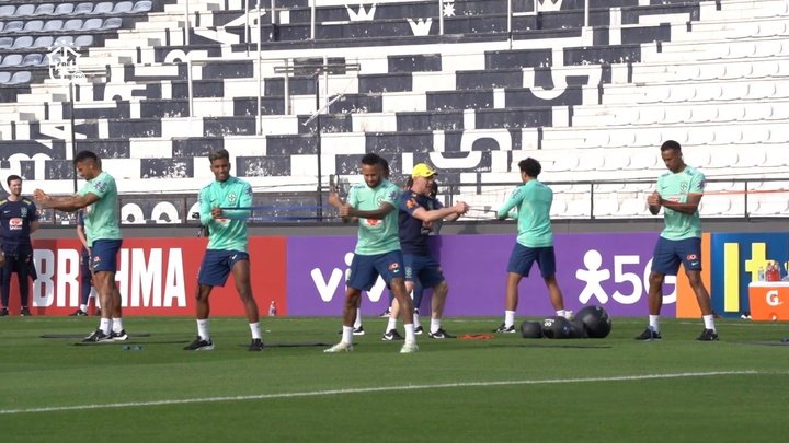 VIDEO: Neymar, Casemiro e le stelle del Brasile si allenano in Perù