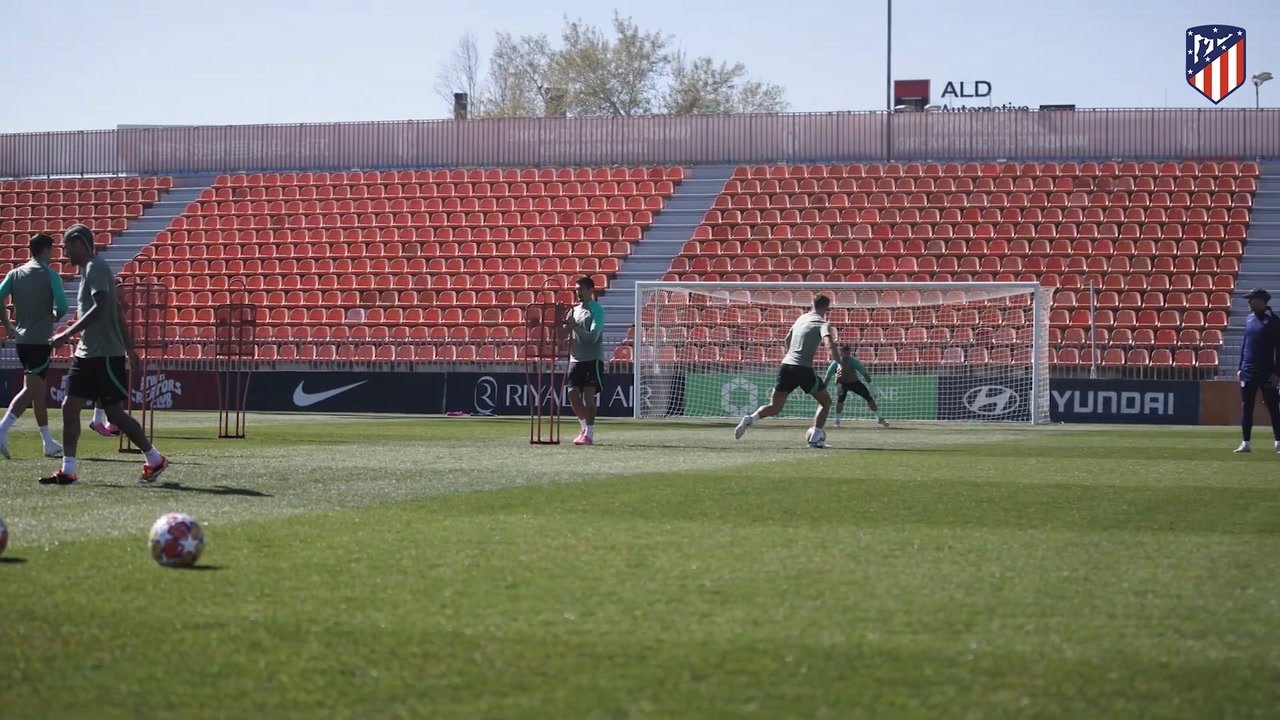 VIDEO: Atletico Madrid's final session before hosting Inter