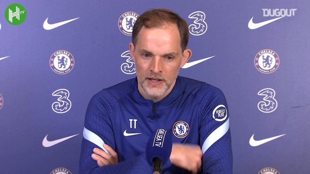 Thomas Tuchel wants revenge after Chelsea lost FA Cup final to Leicester. DUGOUT
