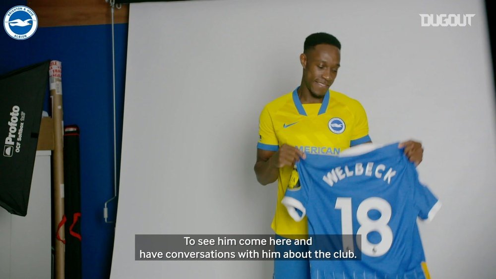 Welbeck has signed for Brighton. DUGOUT