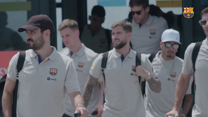 VIDEO: Behind the scenes of Barca’s trip to the US
