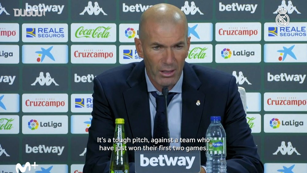 Zidane speaks after his 100th La Liga win. DUGOUT