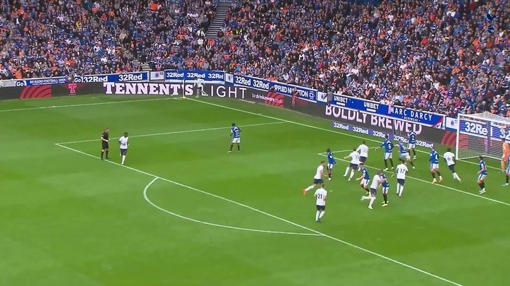 VÍDEO: el triunfo del Tottenham al Rangers por 1-2
