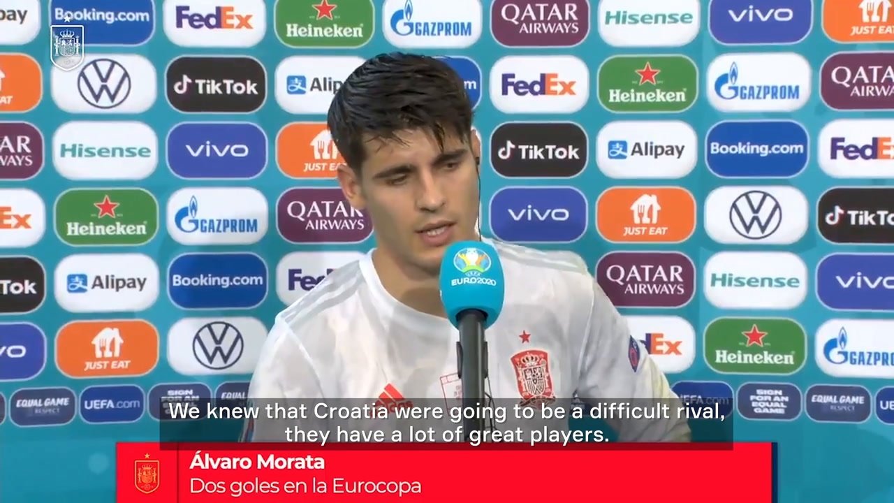 Morata silenced his critics with his performance against Croatia. DUGOUT