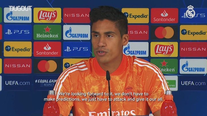 VIDEO: Varane: 'We raise our game in matches when we're under pressure'