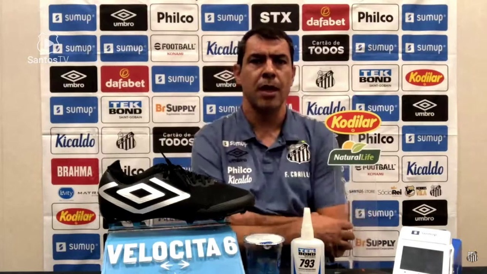Técnico do Santos falou após derrota por 2 a 0 para o Corinthians. DUGOUT