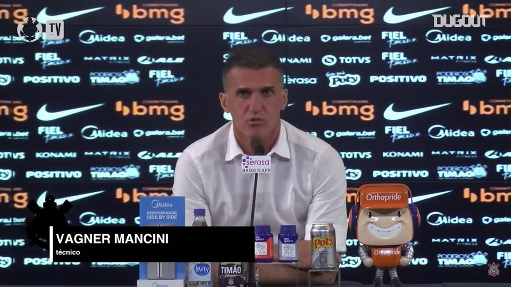 Mancini fala dos erros do Corinthians no empate com o São Bento. DUGOUT