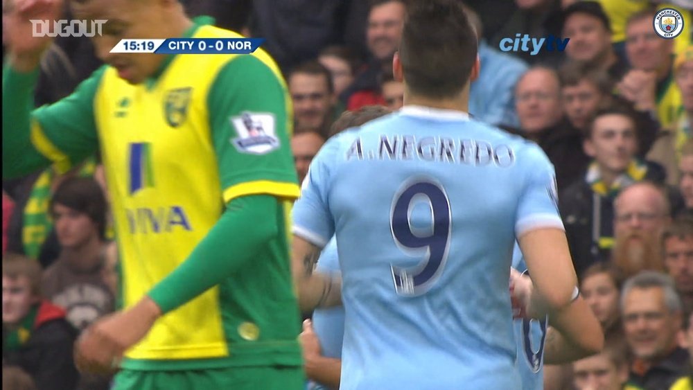 Man City put seven past Norwich at the Etihad back in 2013. DUGOUT