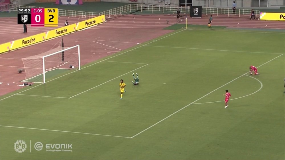 Adeyemi scored a double for Dortmund in a friendly. DUGOUT