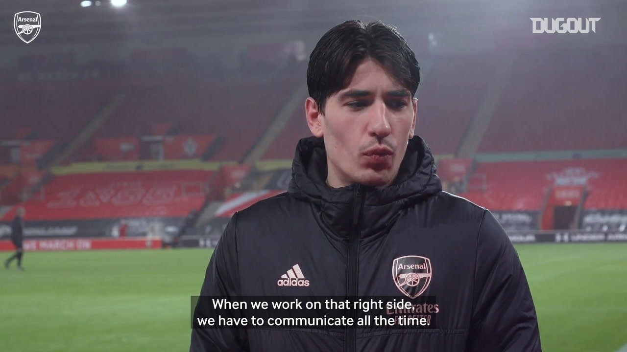 Bellerin: 'Saka wants to learn all the time'. DUGOUT