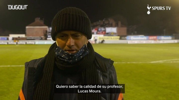 Mourinho desveló que Lucas Moura está enseñando inglés a Vinicius