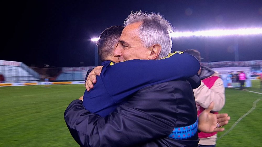 Arsenal de Sarandi 0-3 Rosario Central. DUGOUT