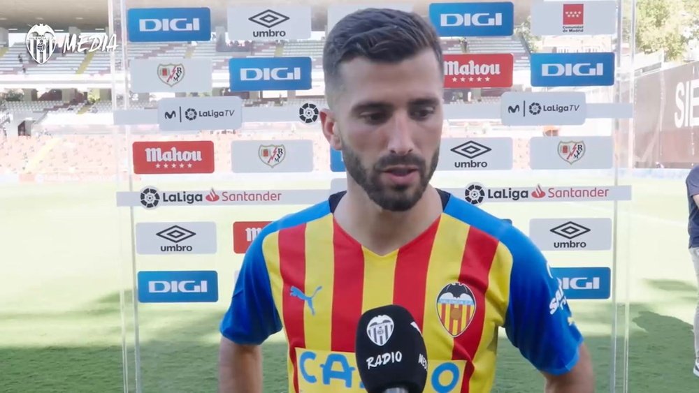 Gayà, dolido tras la derrota ante el Rayo Vallecano. DUGOUT