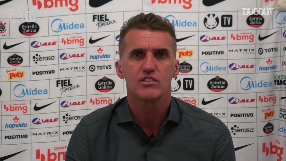 Vagner Mancini concedeu entrevista após empate com o Atlético Goianiense. DUGOUT