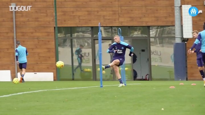 Video: Cuisance's first training at Marseille