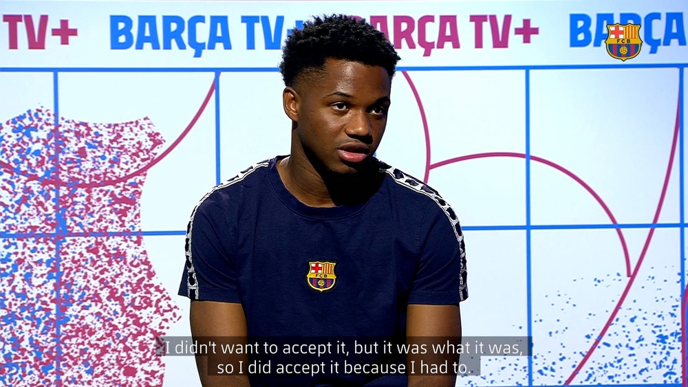 Ansu Fati speaks on his comeback. DUGOUT