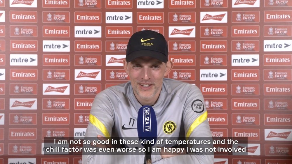 Tuchel spoke ahead of Chelsea's game with Plymouth. DUGOUT
