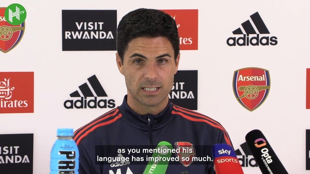Mikel Arteta praised Gabriel Jesus. DUGOUT