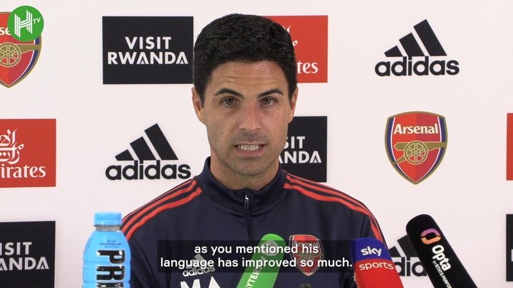 VIDEO: Arteta on importance of Jesus to Arsenal's success