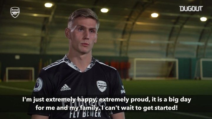 VIDEO: Alex Rúnarsson's first interview as an Arsenal player